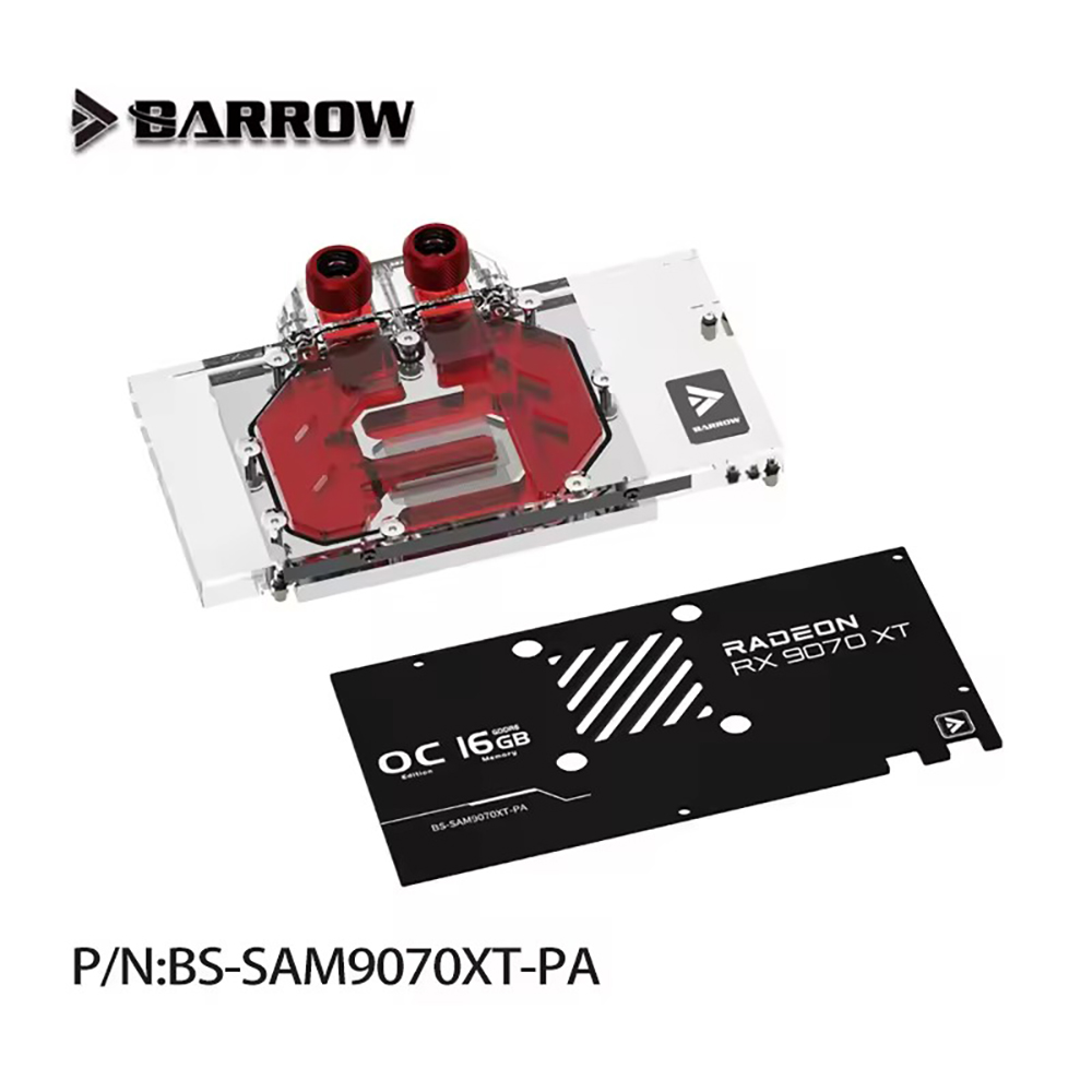 Wodny blok GPU Barrow do karty – Rx 9070 Xt recenzja i cena